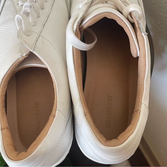 Suit Supply Front Lace Pebble Leather Low Top Sneaker - Picture 6 of 8